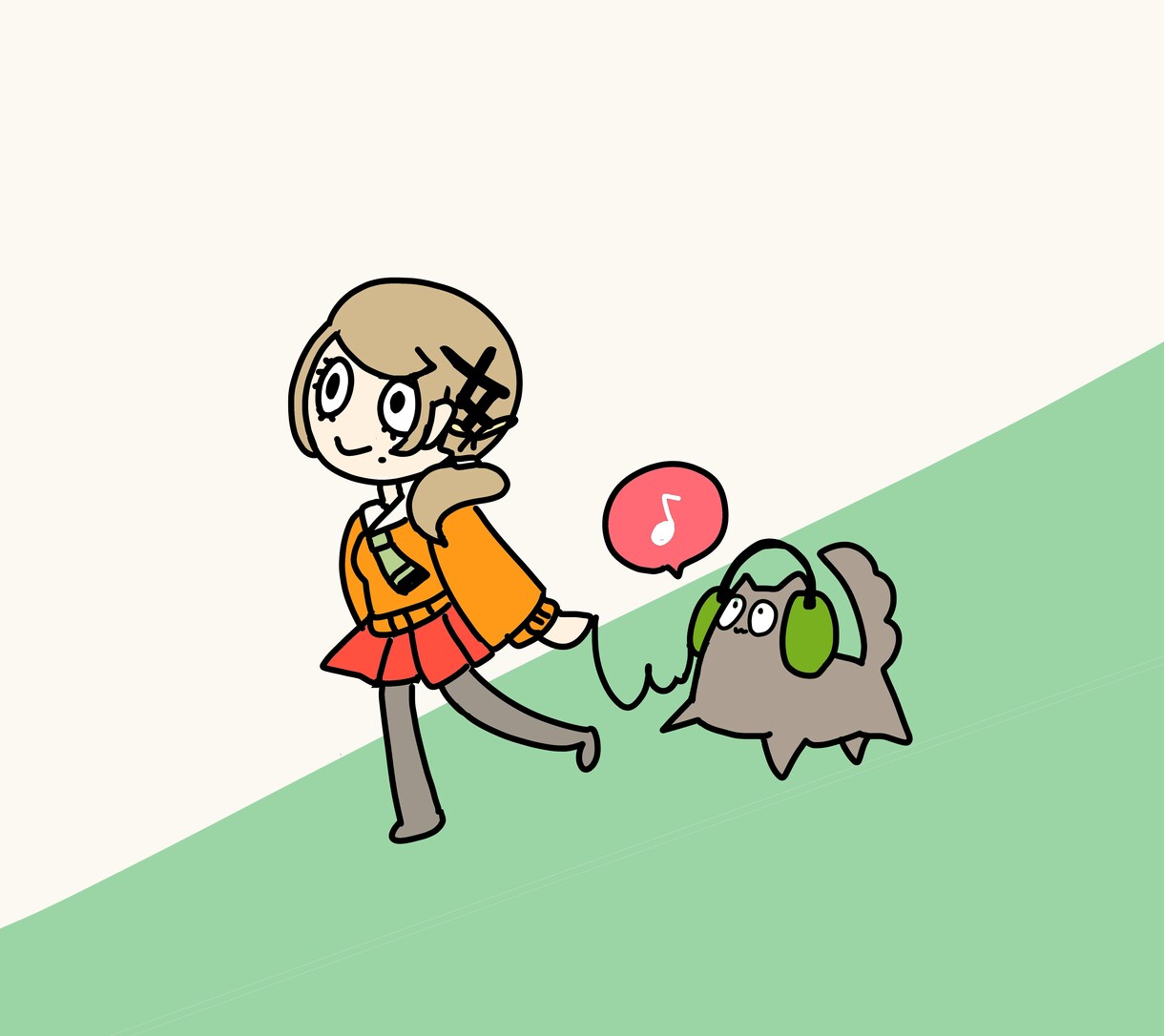 ポップでシンプルなSDイラストを描きます SNS用・ウェルカムボード用などお気軽にご相談ください イメージ2