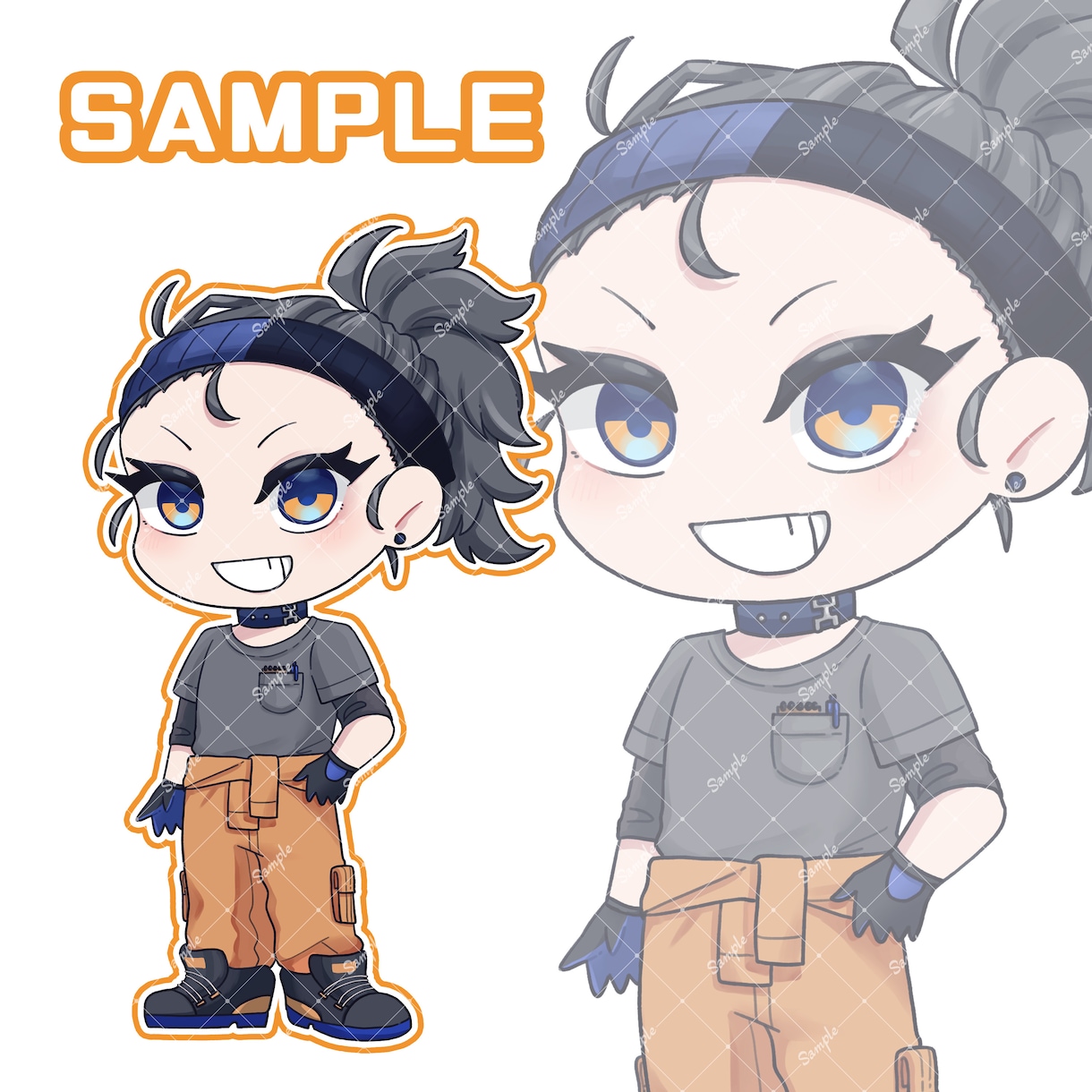 ミニキャライラストを描きます 商用利用もOK！さまざまな場面で使用可能！ イメージ5