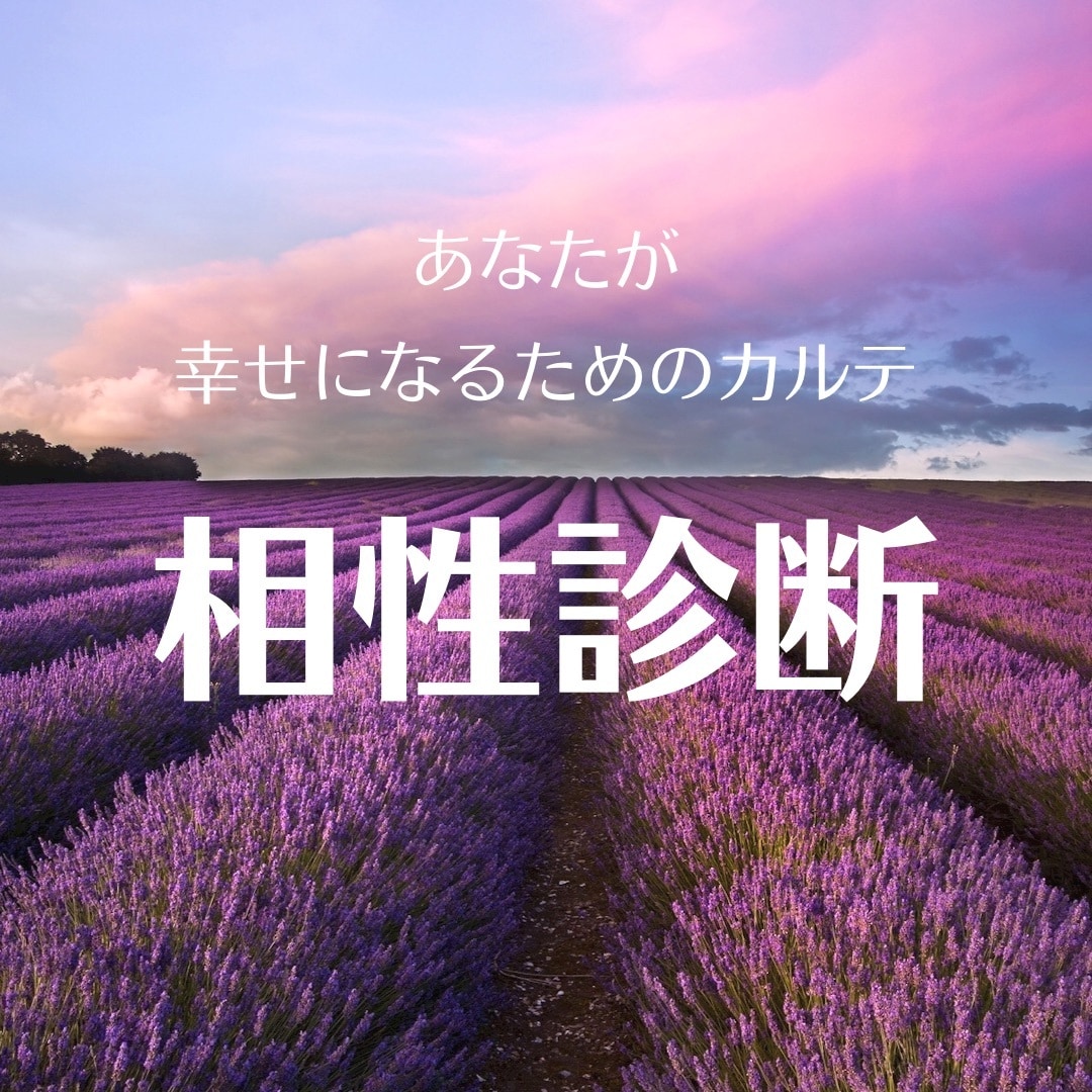 恋愛相性診断の決定版！結婚相性も含めて鑑定します ただの相性診断では終わらない、幸せになるためのカルテ イメージ1
