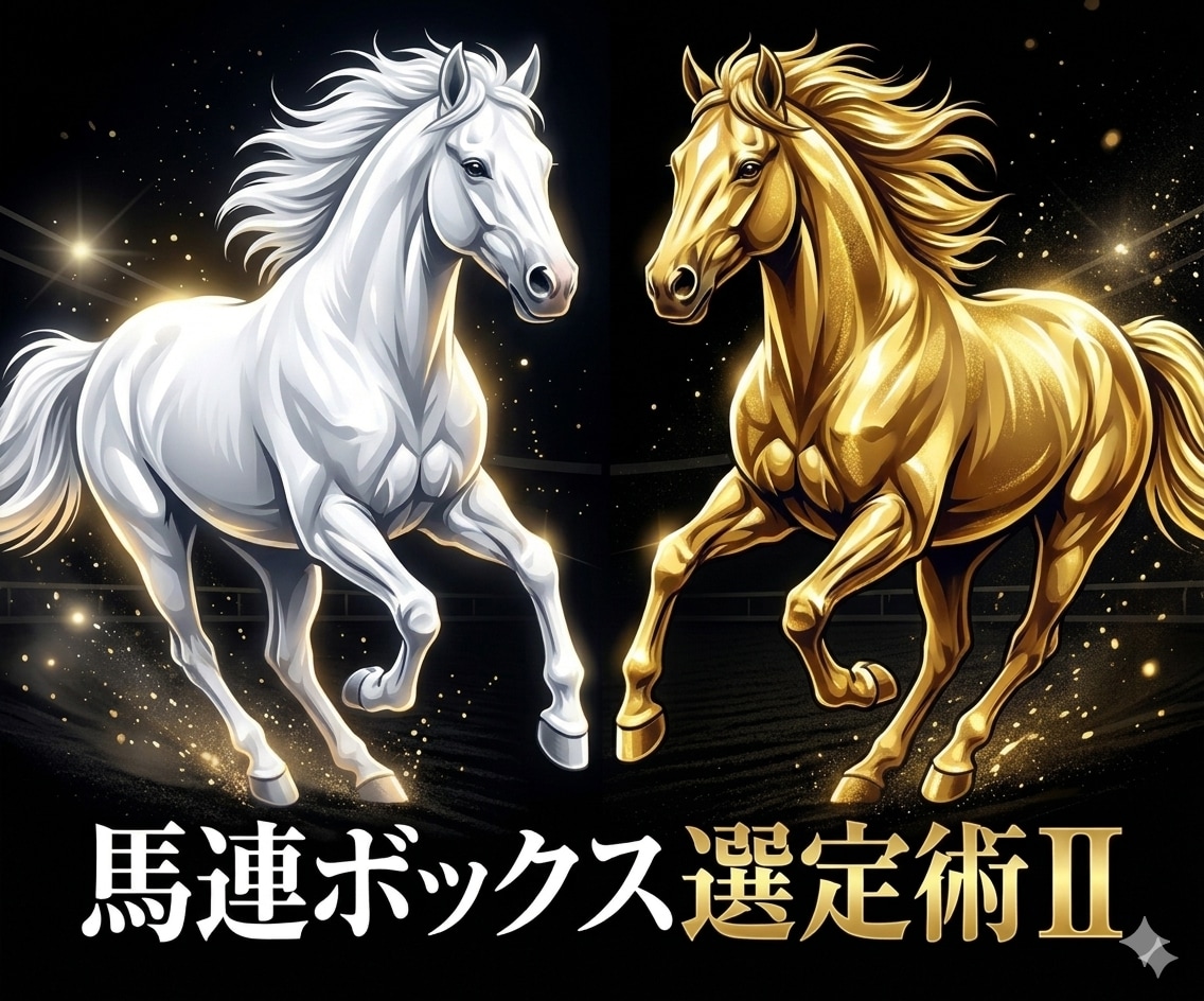 直前の迷いを排除する「馬連ボックス選定術」教えます 回収率と的中率の黄金比！完全無裁量の馬連均等掛けノウハウ イメージ1