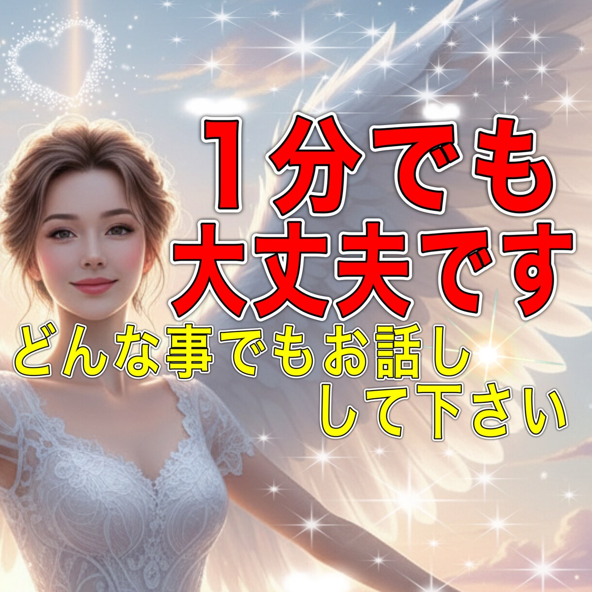 1分からOK！あなたの話、全て受け止めます 雑談/悩み/推し活/婚活/夫婦/子供/否定・判断一切なし！ イメージ1