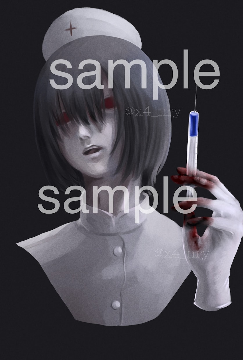 ダークな厚塗りイラスト！アイコン挿絵など描きます 地雷さんバンギャさん大歓迎！動画用イラストやアイコンなど！ イメージ3