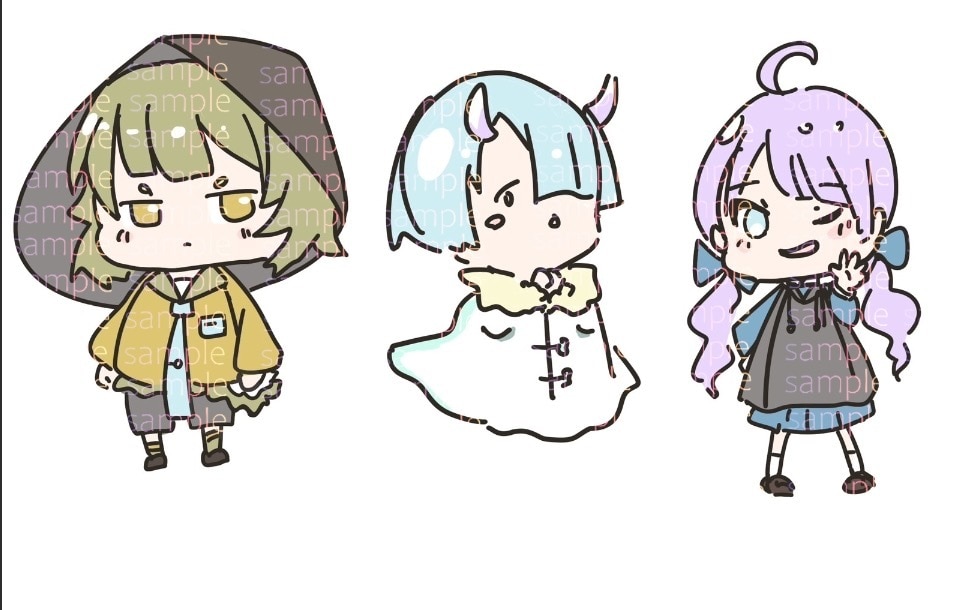 最短3日！ゆるくてめちゃ可愛いミニキャラ描きます ゆるふわ系に比較的お安く、納品スピーディをモットーです！ イメージ7