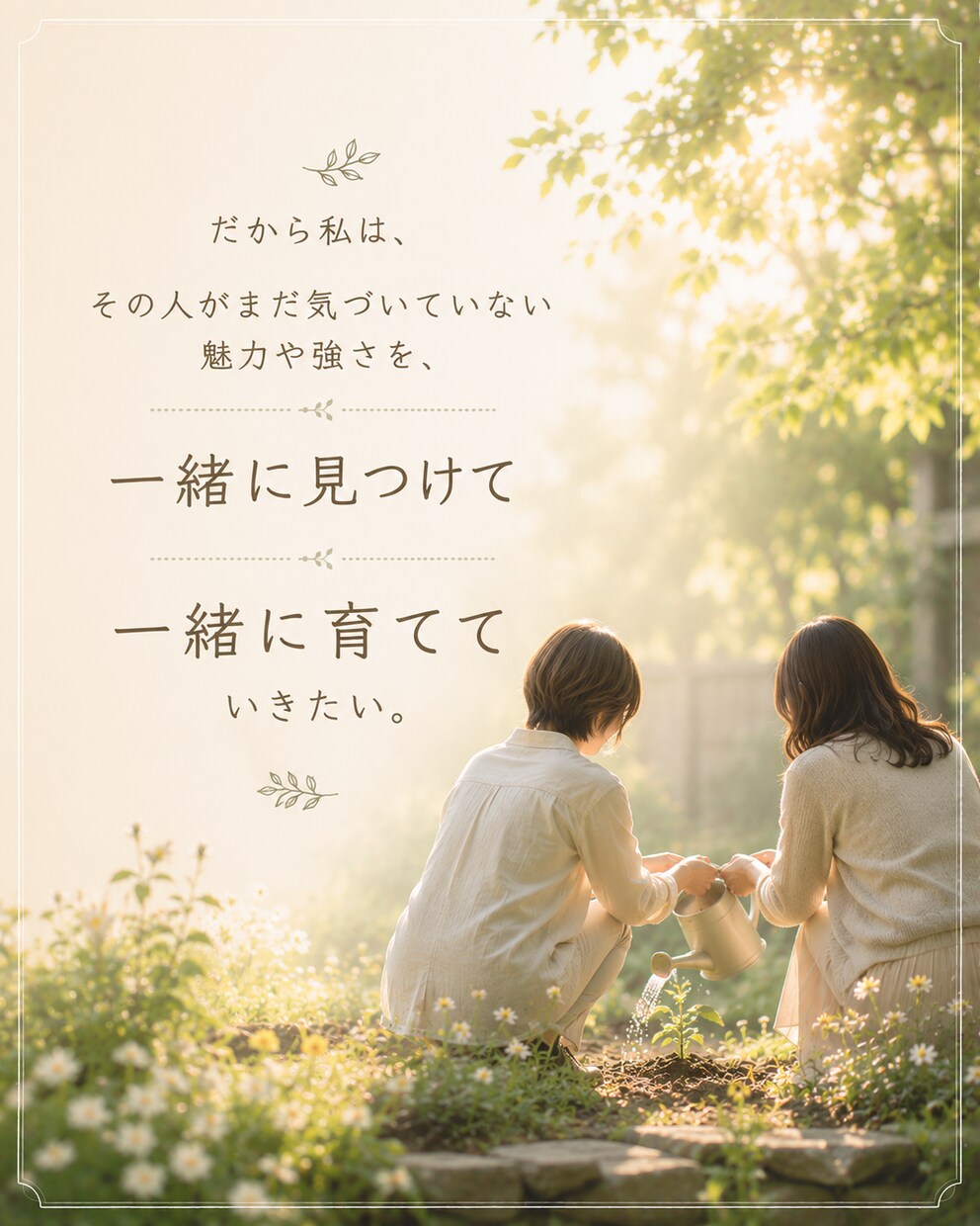 あなたの中にある幸せの種を見つけます あなたの幸せの種を一緒に見つけ、一緒に育てます⭐︎ イメージ5
