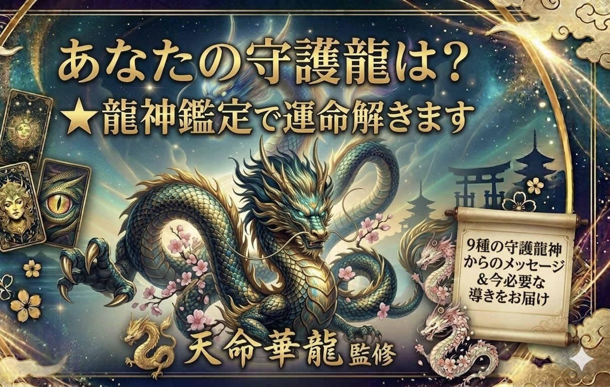 あなたの守護龍は？★龍神鑑定で運命を解きます 9種の守護龍神からのメッセージ＆今必要な導きをお届け イメージ1