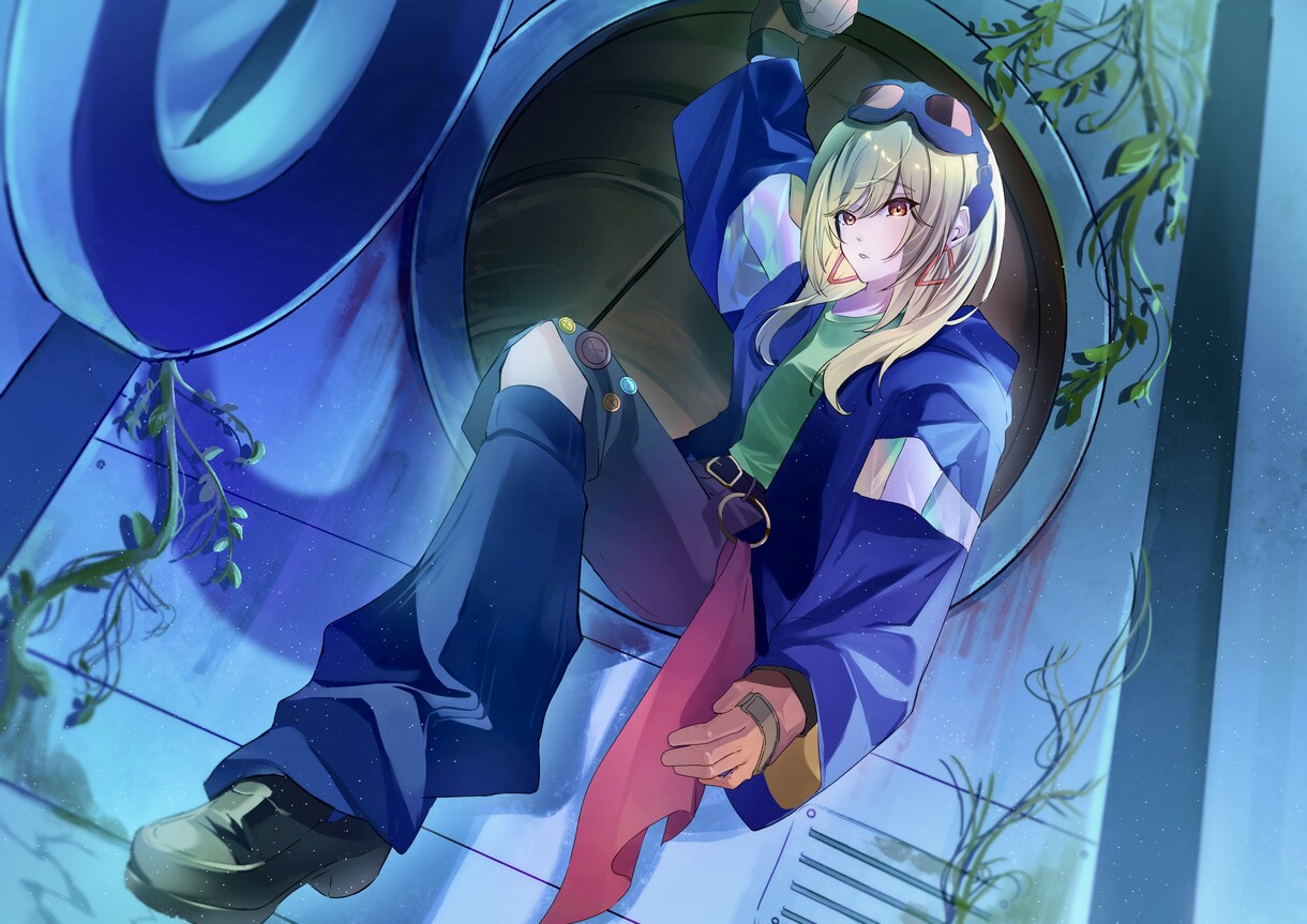 雰囲気重視！バチバチに映える⚡️一枚絵制作します VTuber様、配信者様向け！サムネ･一枚絵・グッズ対応！ イメージ2