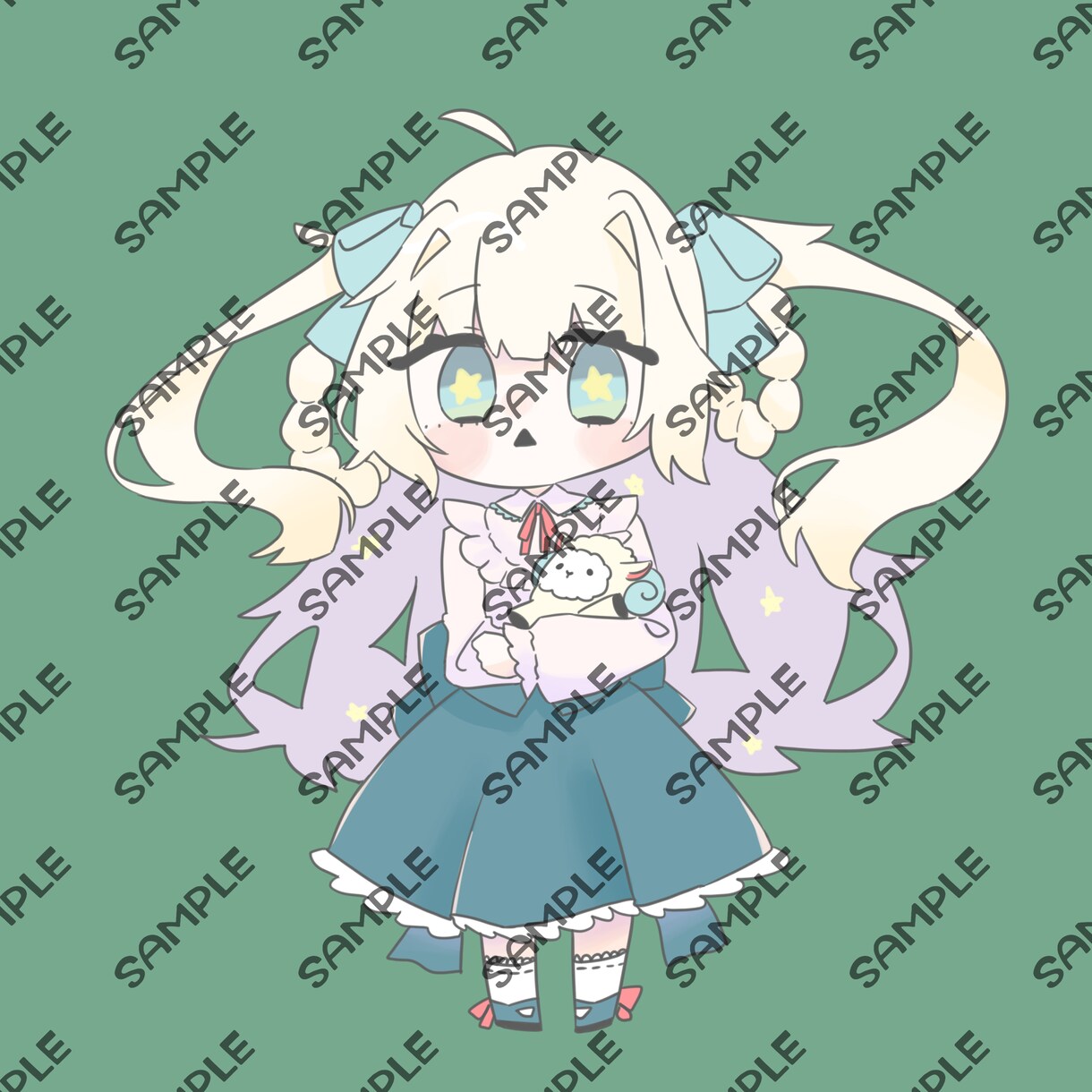 キャラクターイラスト・デザイン作成いたします SNSのアイコンやVtuberのミニキャラなどにも！ イメージ7