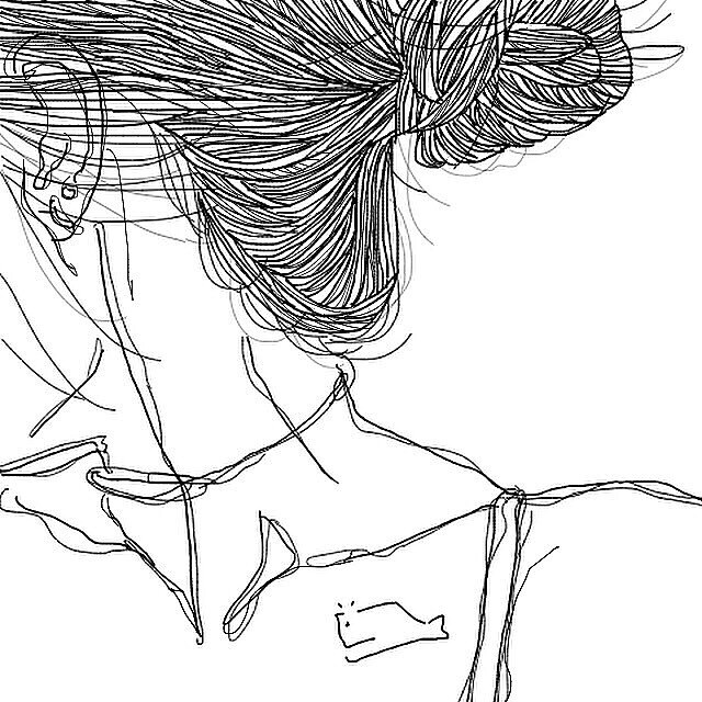 シンプル線画イラスト描きますます SNSのアイコンやギフトカードなどに♡ イメージ3