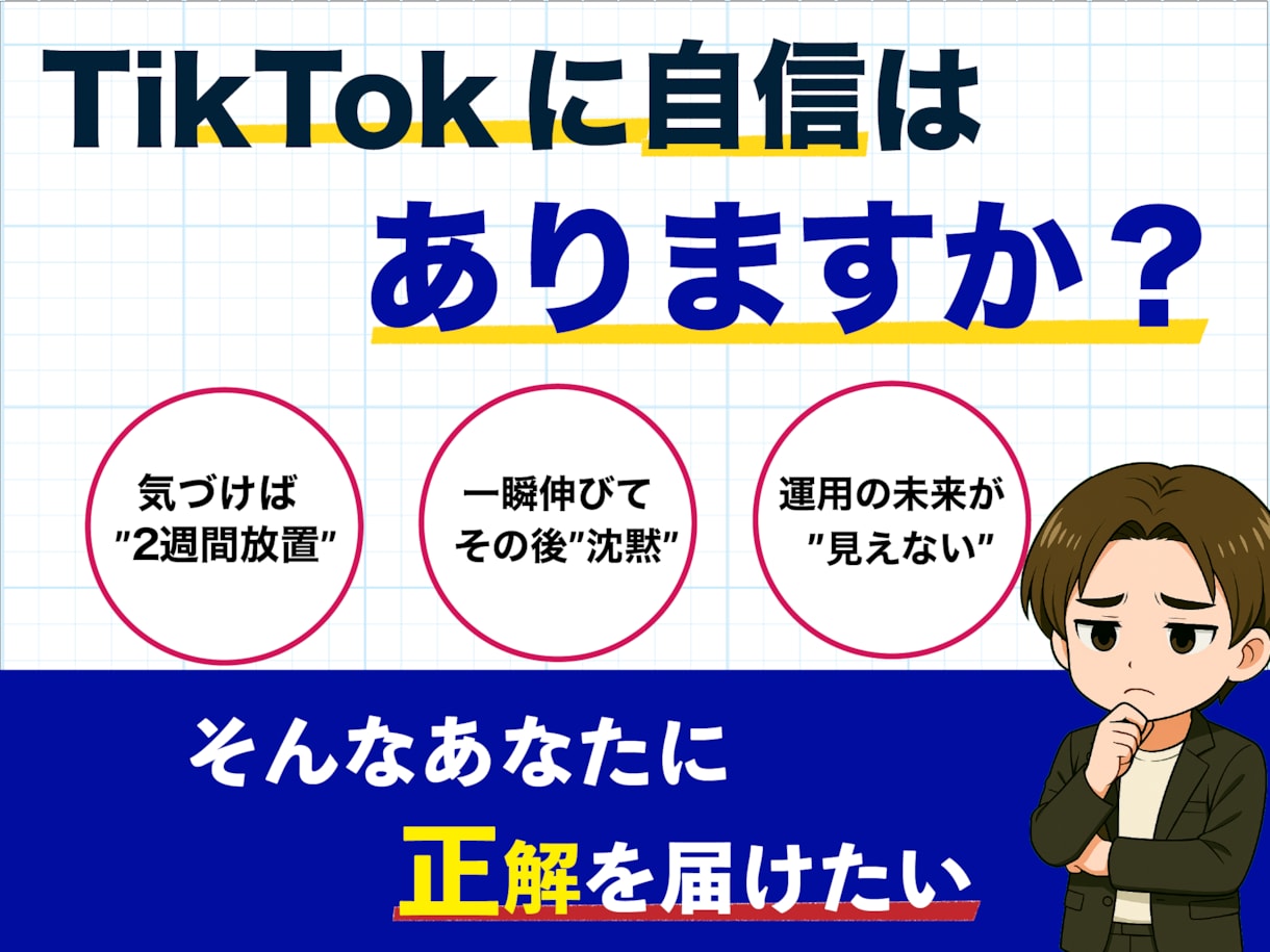 ゼロから伸ばす！TikTok運用をプロが支援します 100万フォロワー支援実績に基づく”圧倒的戦略術”を提供 イメージ2