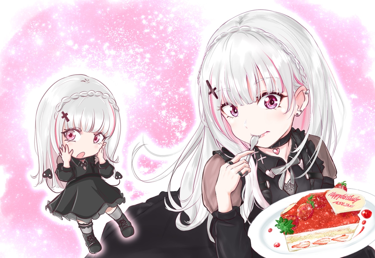 アイコンやサムネ、必要なイラスト作成できます Vtuber様大歓迎です！！！！！！ イメージ4