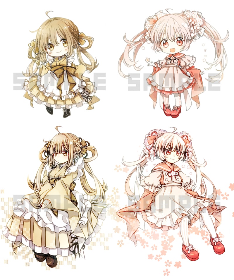 デフォルメイラストをお描きいたします SDキャラクターの立ち絵、バストアップイラストが欲しい方 イメージ4