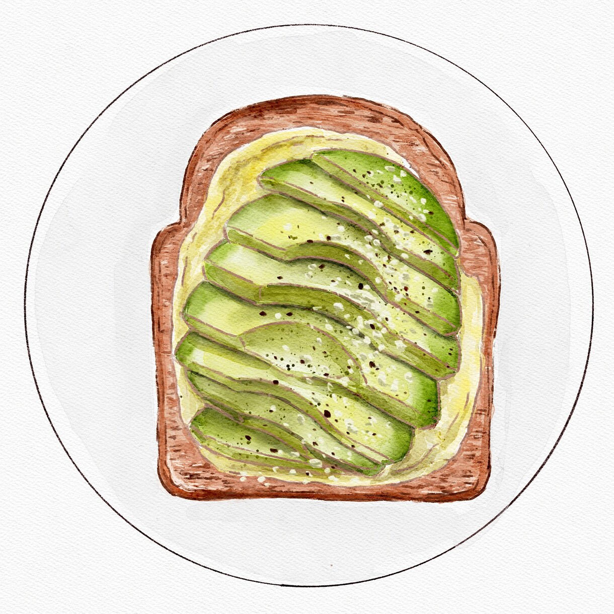 メニュー表、パンフレットなどかきます 惹きつける食べ物絵、ずっと見ていたい絵 イメージ4