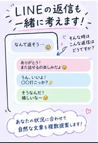 恋愛の悩みを一緒に整理してアドバイスしますます 誰にも言えない恋の悩みを気軽に相談してください イメージ3