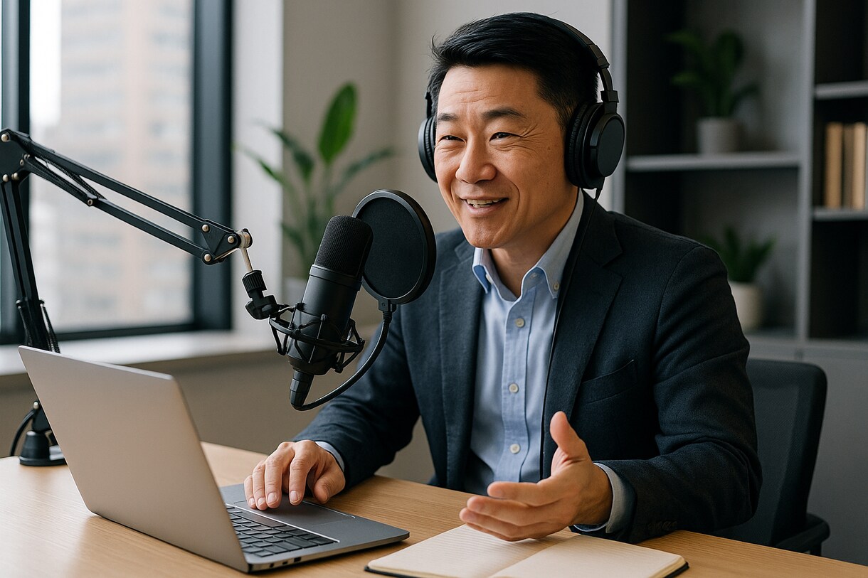 経営者のためのポッドキャストを制作します あなたの“声”が、ブランドを動かす― 経営者の思想を言葉に イメージ1