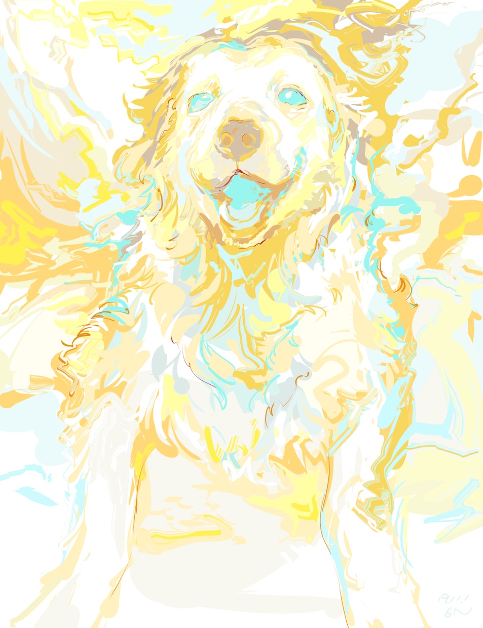 愛犬さんのイラスト お写真を元にかきます カード、はがき、グッズなどにも イメージ9