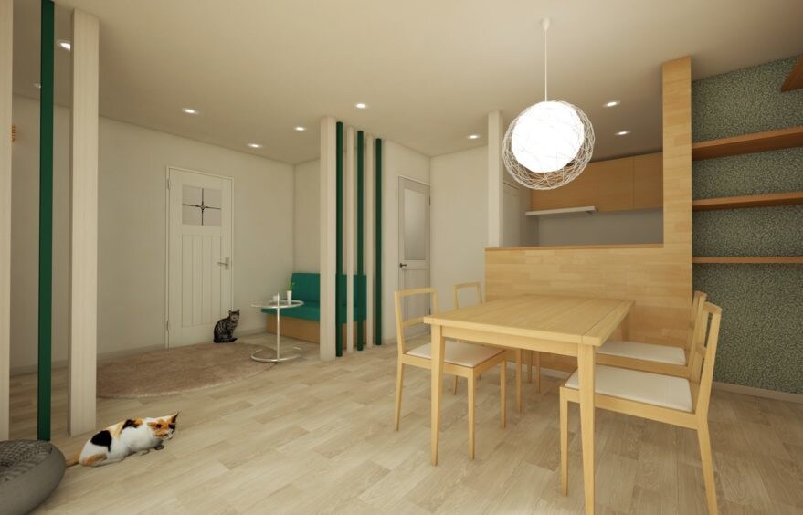 デザインのプロが「賃貸」内装パース作成します ◇賃貸全部屋の３Dパース作成◇HM様・オーナー様・施主様向け イメージ8