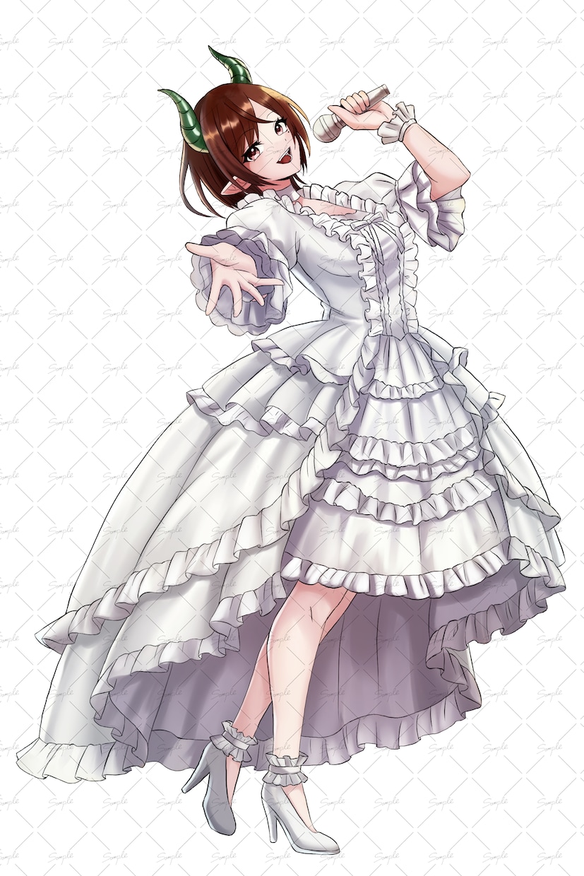 TRPG・Vライバー等の全身キービジュアル描きます 立ち絵が欲しい方へのサービスです。 イメージ4