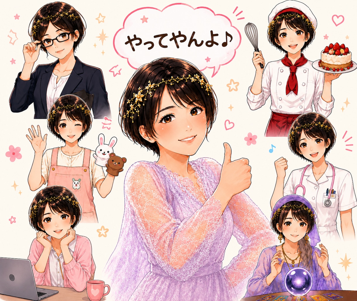 仕事・転職・人間関係などのお悩みを霊視します もっとあなたらしく活躍するために☘️降りたままお伝えします イメージ1