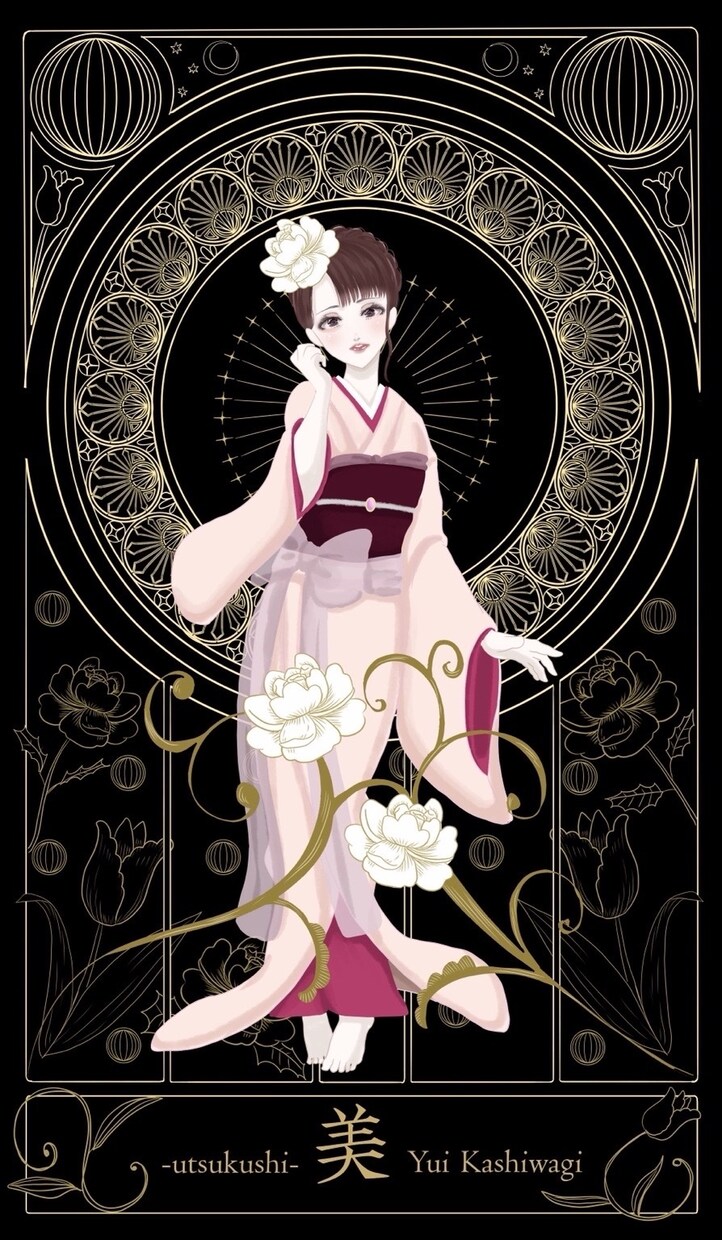 重厚な装飾×花の世界観イラスト制作します 好みの色と雰囲気指定でおまかせ制作します イメージ2