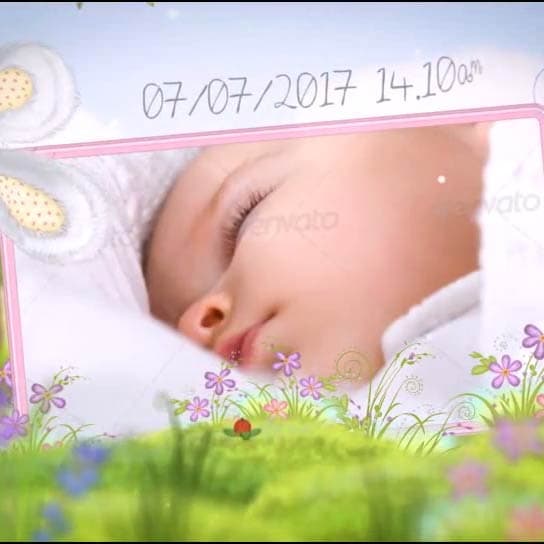 お子様の誕生と成長を可愛いアルバム動画で残せます お好きな写真で洗練されたハイクオリティーな映像を(M) イメージ2