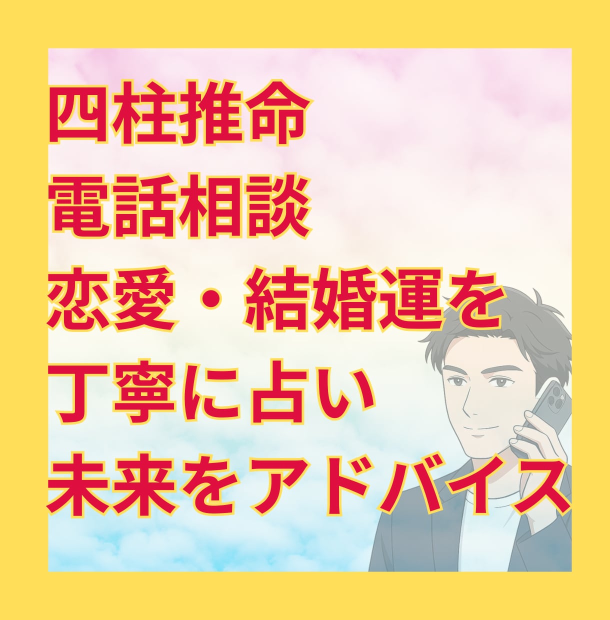 電話相談×四柱推命で恋愛・結婚のご縁を鑑定します 生年月日から読み解く出会いと未来をアドバイス イメージ1