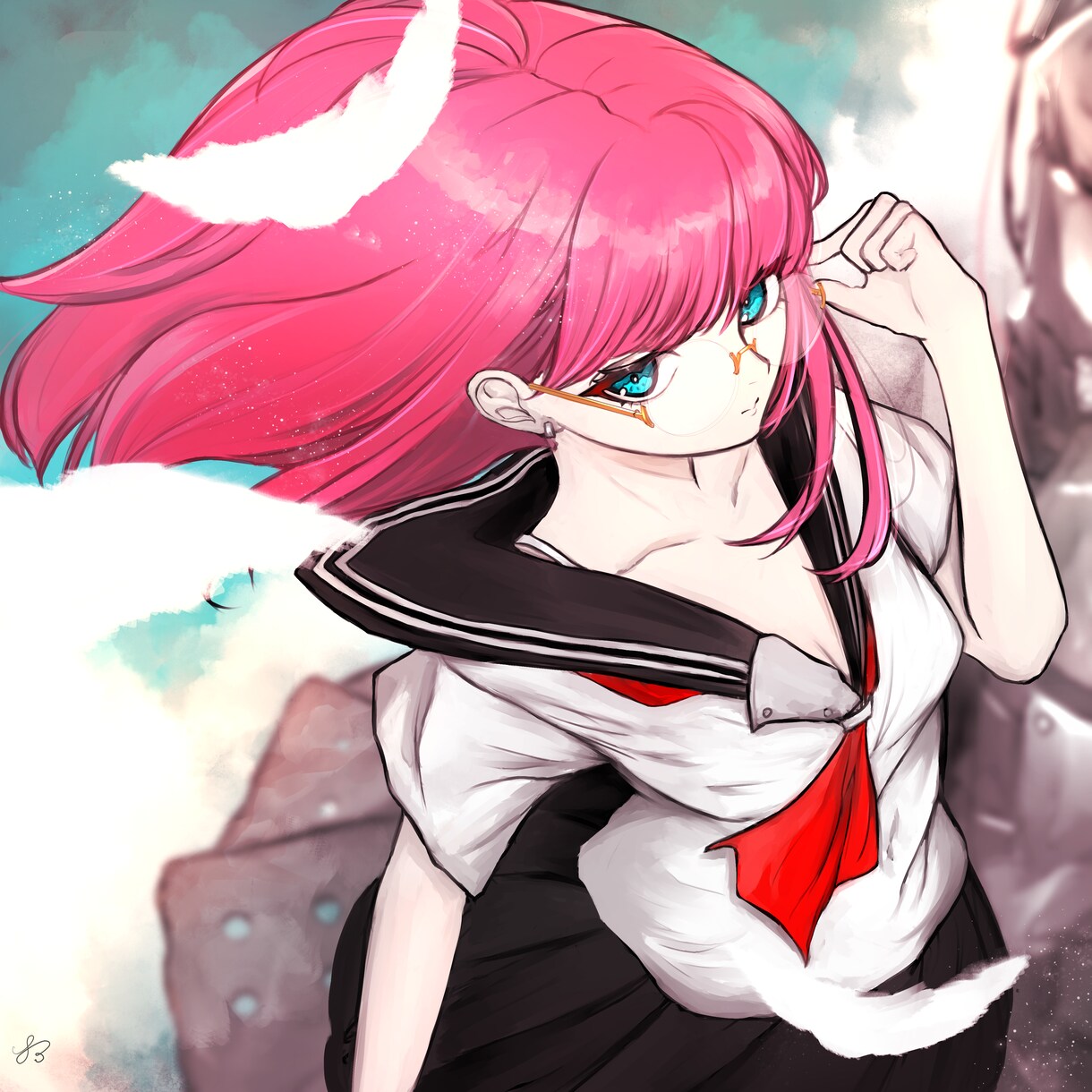 MVやサムネイル用の映えるキャラクター絵描きます SNSアイコン、web小説の表紙、音楽や動画用の絵などなど！ イメージ8