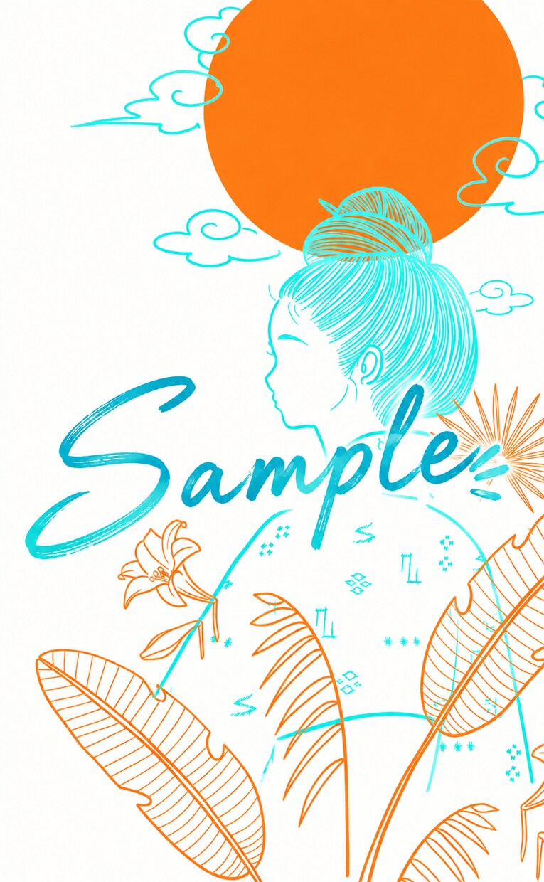 Tシャツ・グッズ用イラストを制作します 女性・沖縄モチーフなど個性的なイラストが得意です イメージ5