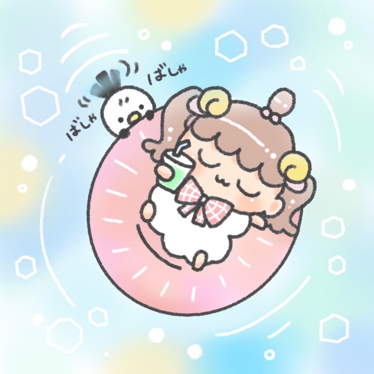 好感度UP！SNS・ブログ使えるイラスト描きます ふわもこタッチ！人物や動物の可愛い癒しイラストが得意です イメージ10