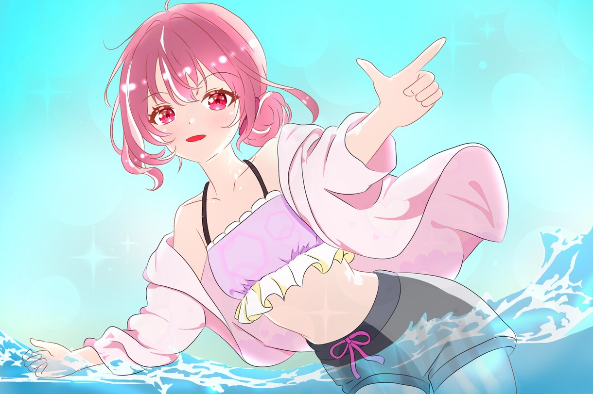 イラスト1枚絵制作いたします 貴方の1枚絵を是非描かせてください イメージ3