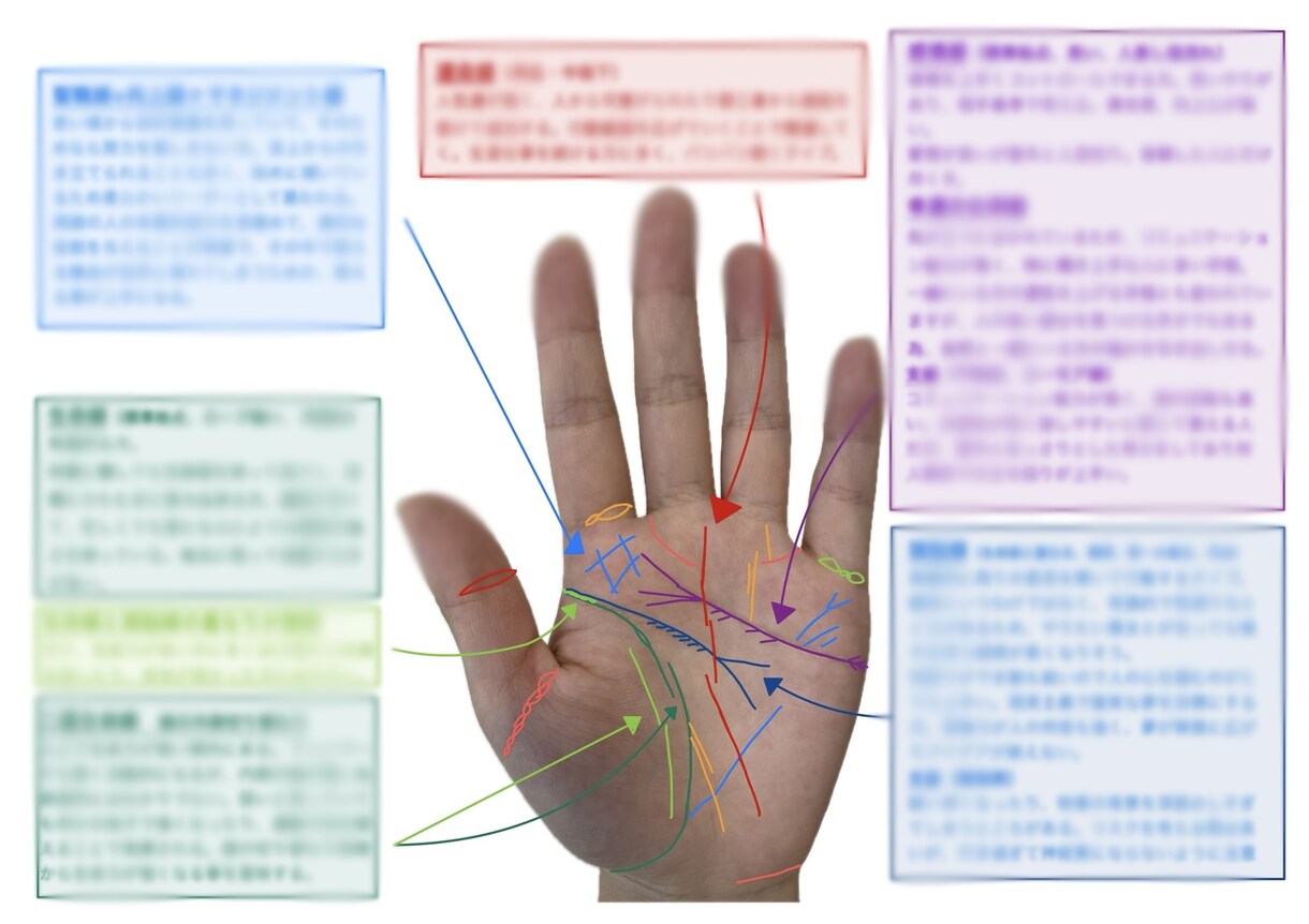 あなたの性格・特性こっそり教えます 手に刻まれたメッセージを一緒に紐解きましょう٩( ᐛ )و イメージ3