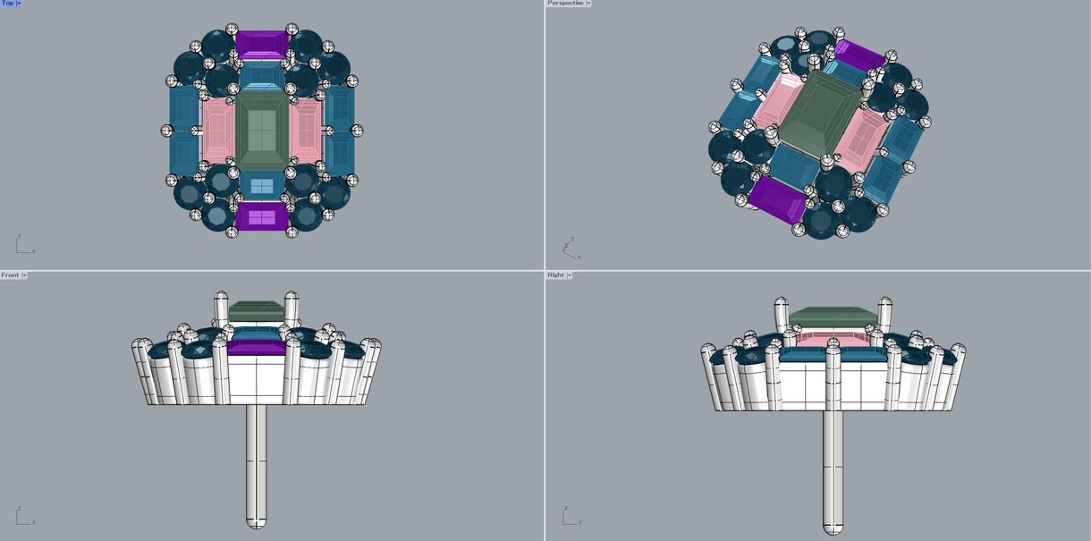 ジュエリーCADデザイン製作承ります ジュエリーCAD製作お困りでしょうか？ イメージ9