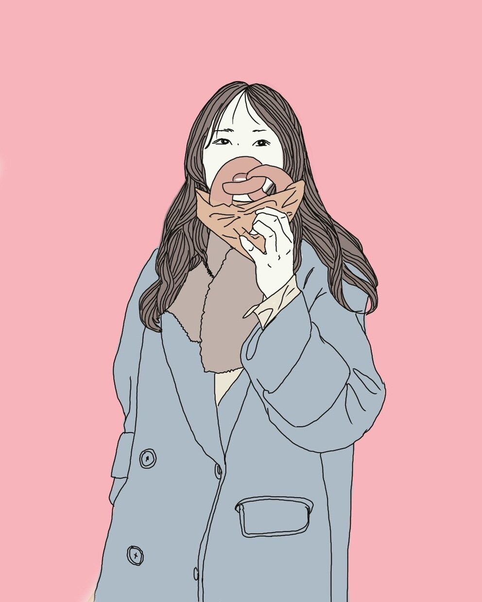人目に付く似顔絵描きます 小さくても目立つシンプル似顔絵でアイコンで差をつけませんか？ イメージ6