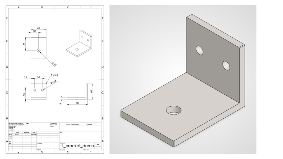 機械部品図面を3D化・STEP納品します STEP納品で加工前確認に使えます イメージ1
