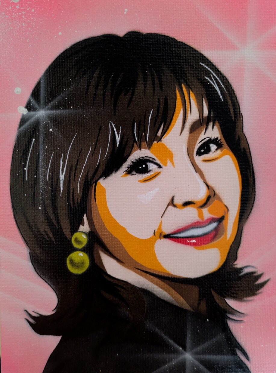 スプレーアートで似顔絵かきます 唯一無二のスプレーアート似顔絵 イメージ3