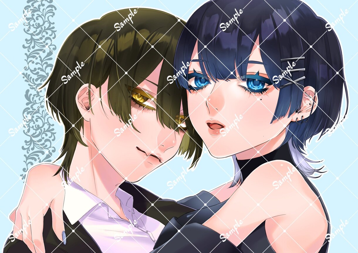 SDから一枚絵まで幅広く描きます 有名企業VTuberの配信サムネ採用経験あり、納品実績あり イメージ5