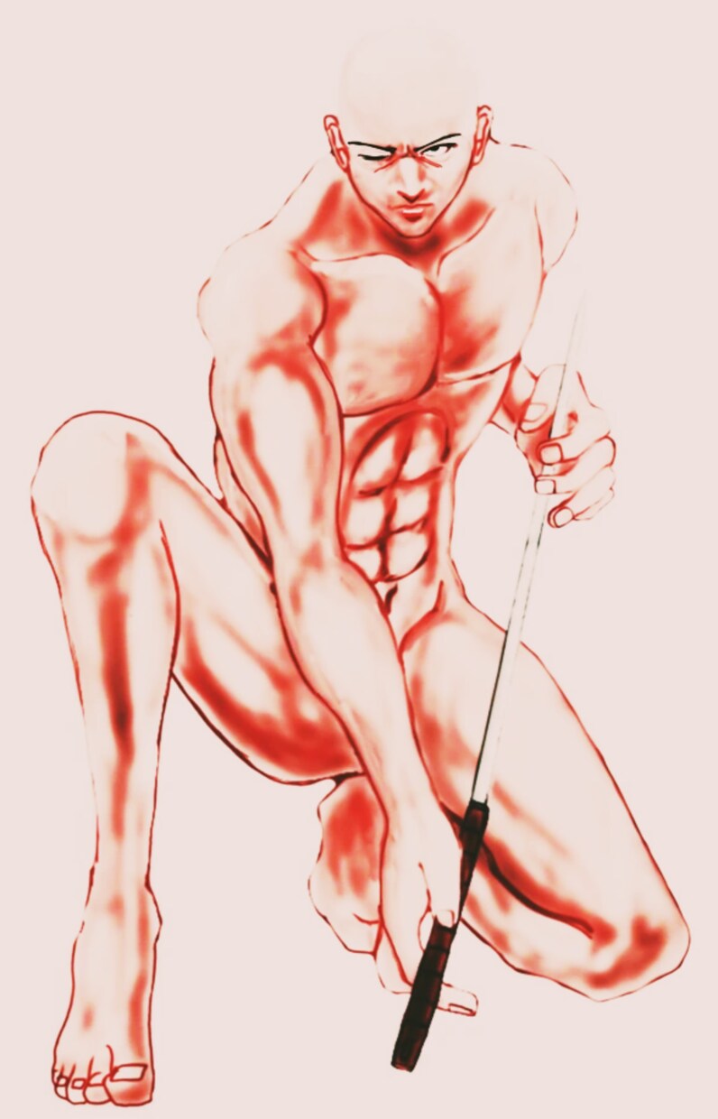 筋肉多めのキャラクター描きます スキンヘッドメン描きます！なるべくリクエストに答えます！ イメージ3