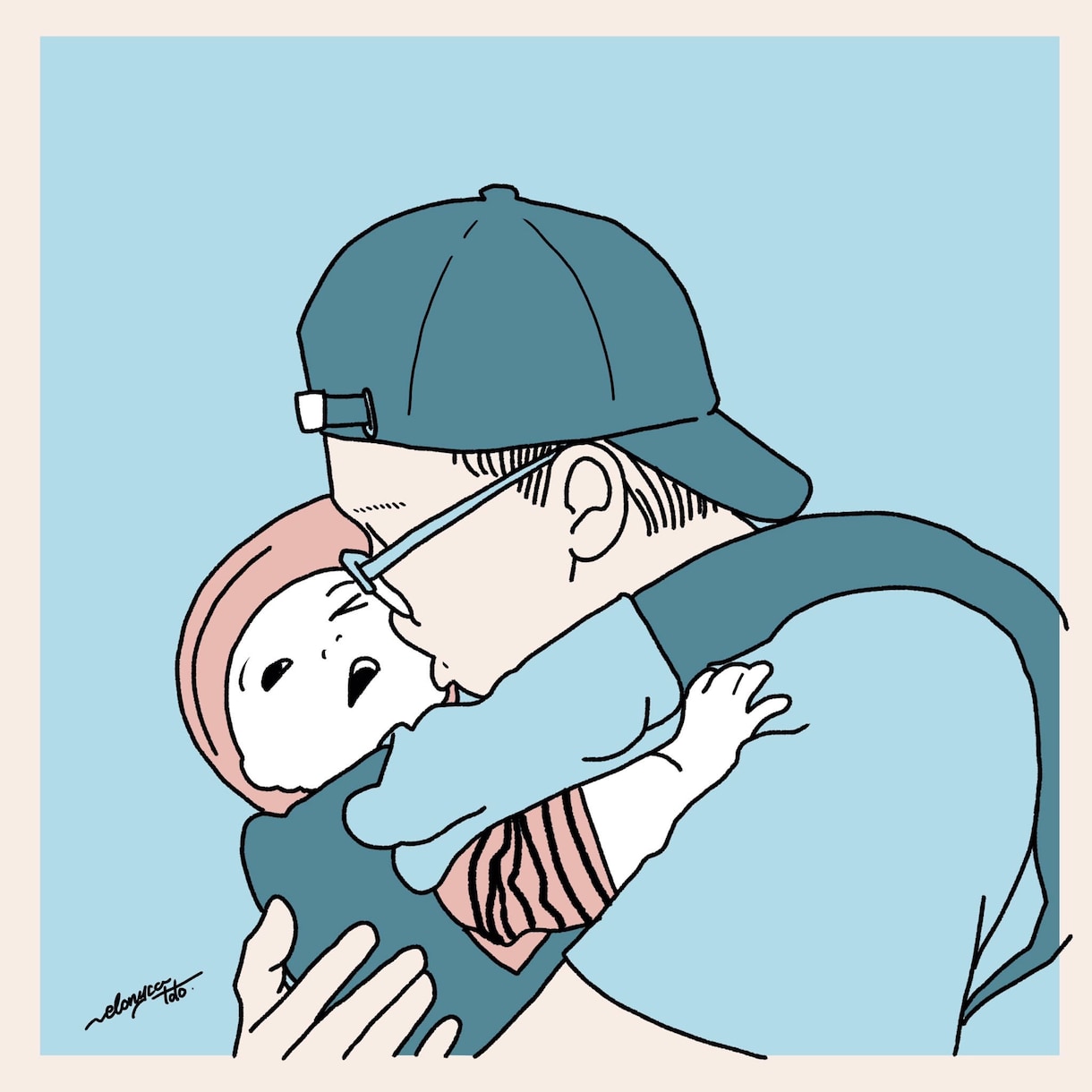 写真を元にシンプルなイラストを描きます 家族写真や友達同士で撮った画像をイラスト化します！ イメージ2