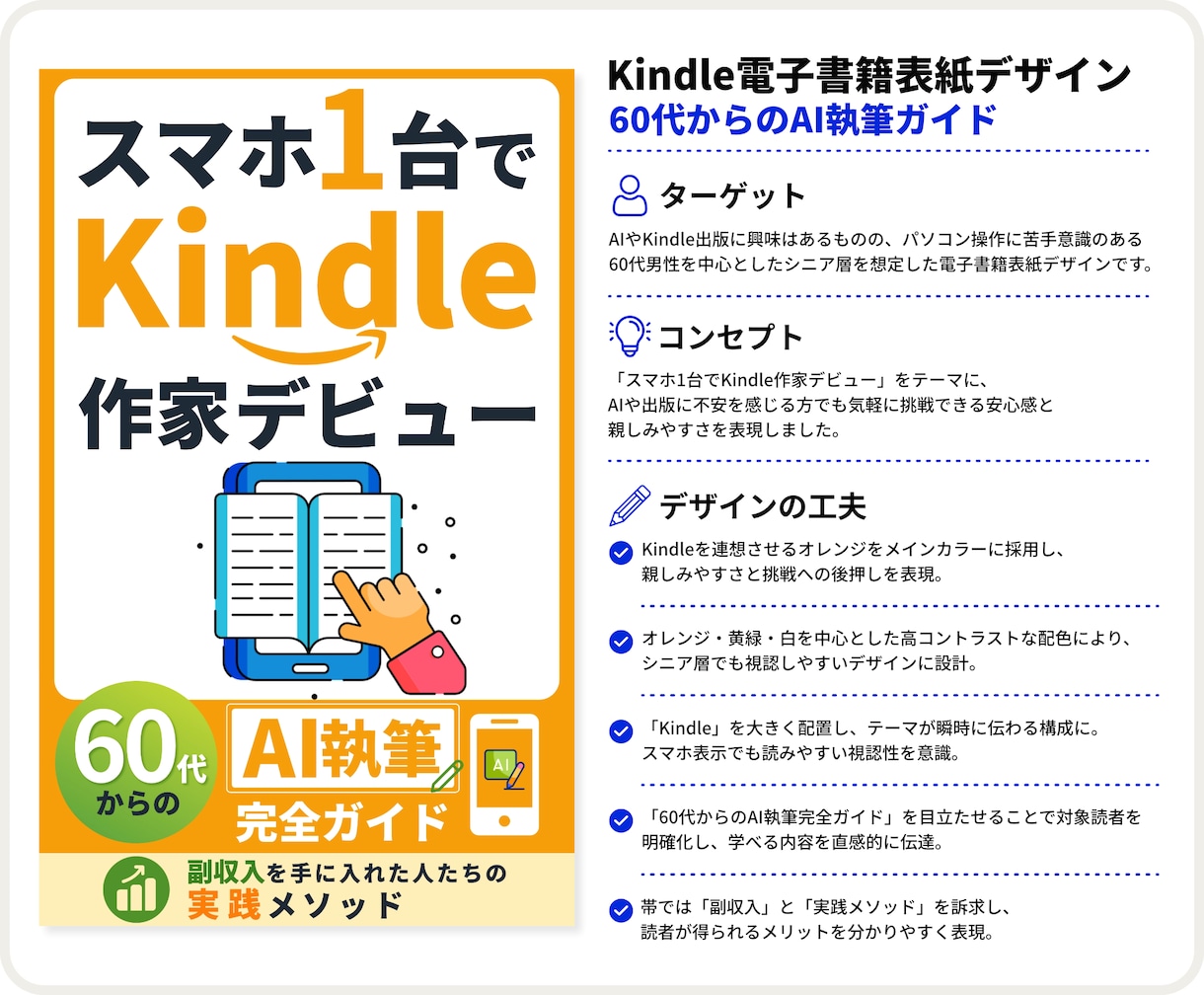 クリックされるKindle電子書籍の表紙制作します プロがデザイン｜クリック率売上向上｜本出版｜初めての方も安心 イメージ9