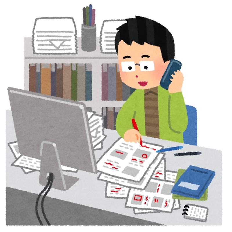 原稿の確認します 漫画や小説の誤字脱字などの確認をします イメージ1