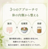 予防医学ベース　腸活×低糖質×発酵で食事改善します 食べない制限ではなく“食べながら整える”体質改善サポート イメージ3
