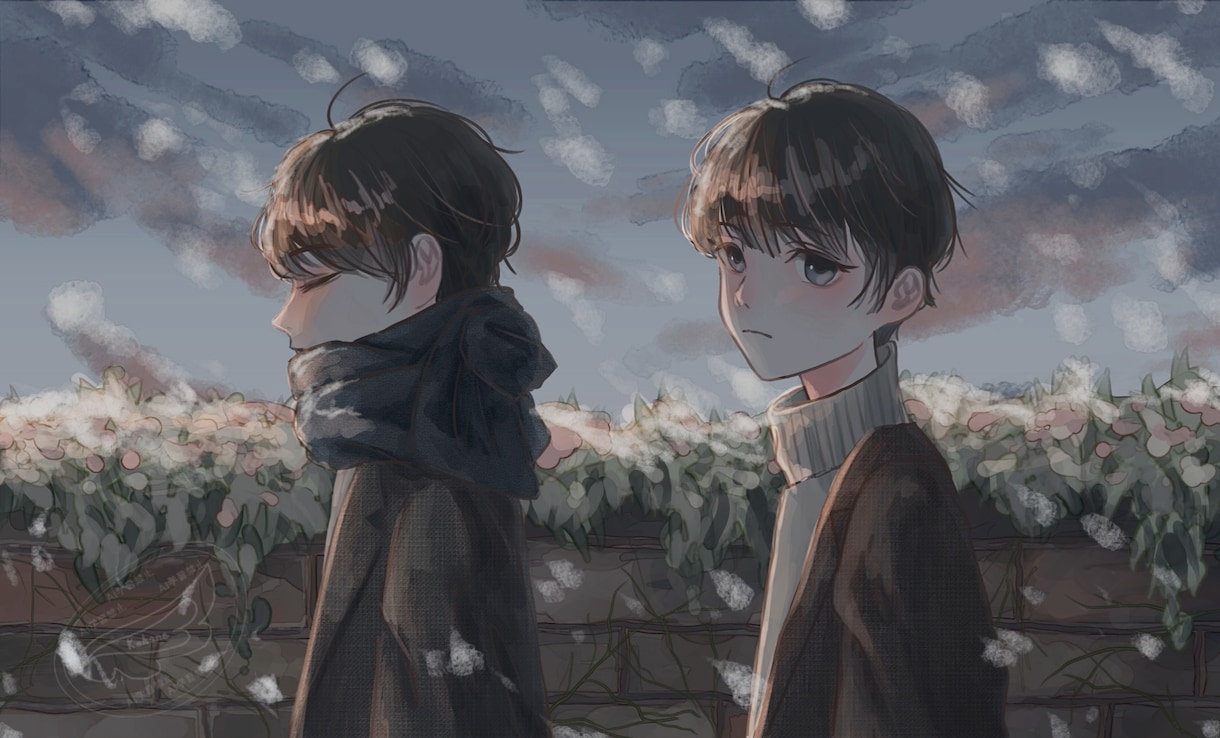 一枚絵を作成致します キャラクターイラスト実績あり！お任せくださいませ イメージ7