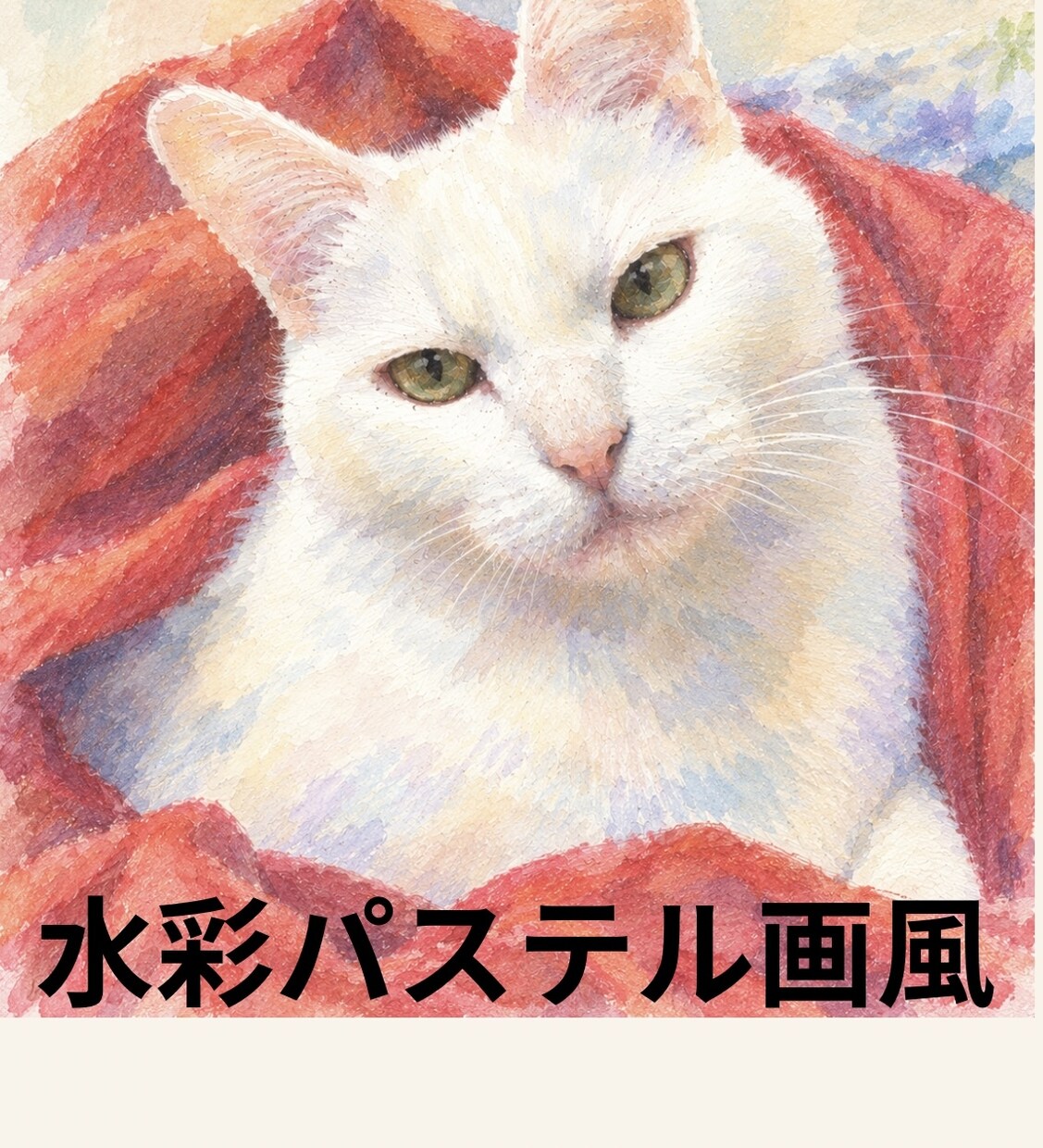 可愛いペットのお写真からデジタルアートを作成します デジタルデータ納品⭐︎画材選択可能(*´꒳`*) イメージ6