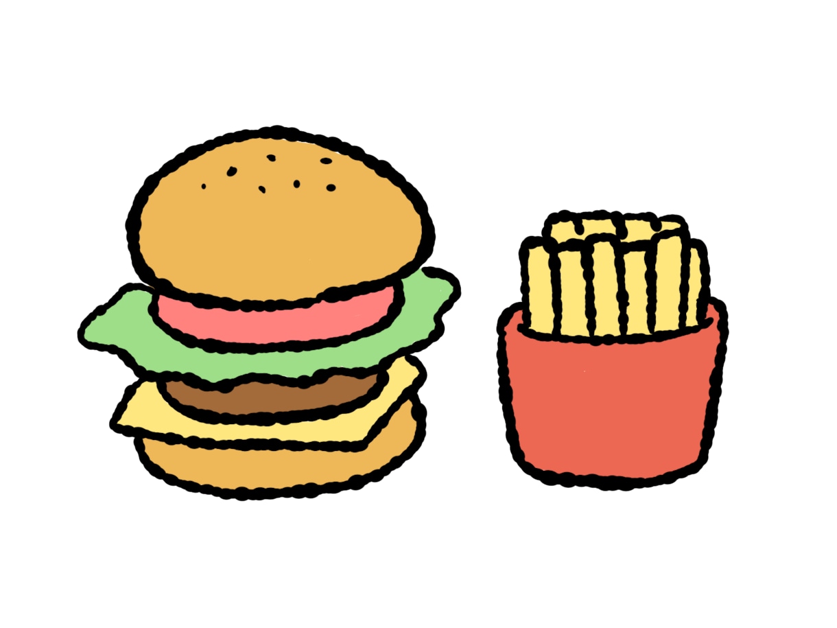 商用利用OK！可愛い食べ物のイラストをお描きします ⭐︎手描きでほのぼのした雰囲気です。挿絵やアイコンに♪ イメージ4