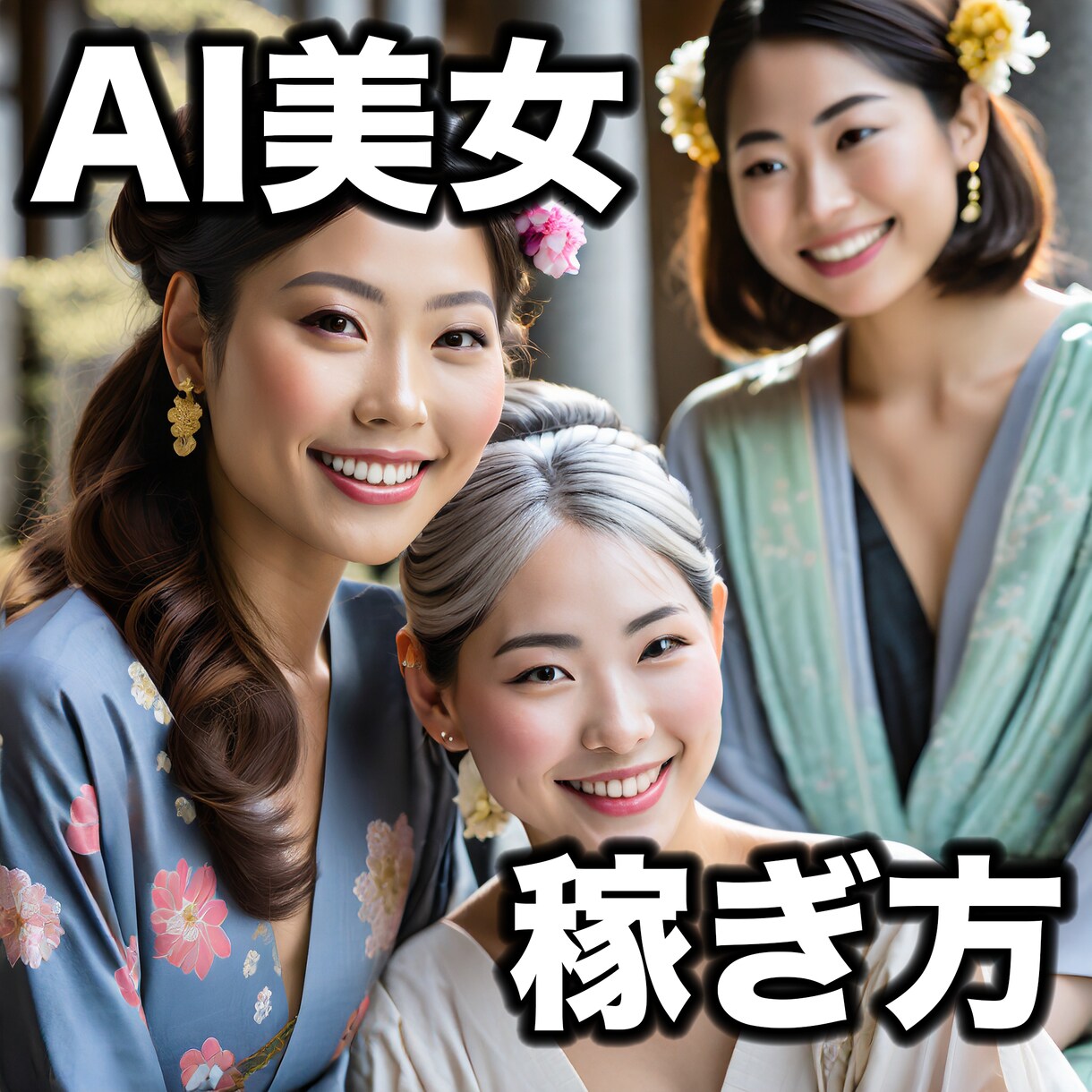 AIで美女を作る方法とマネタイズする方法教えます AI美女で稼ぎたい人必見のサービス イメージ1