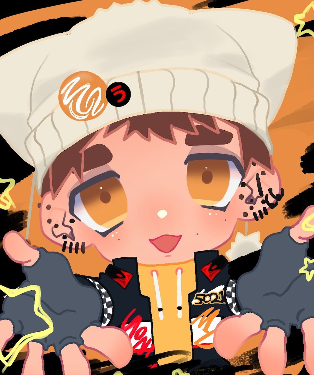 個性的なSNSアイコン描きます 修正回数無制限！イメージ通りのアイコンを制作致します！ イメージ4
