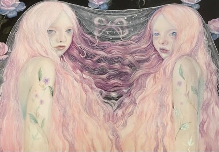 細密で幻想的な絵を描きます CDのジャケット制作の経験があります。 イメージ2