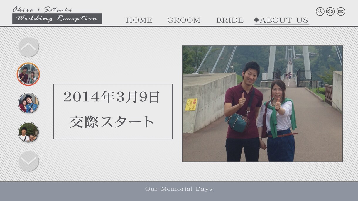 ウェブサイト風のプロフィールムービー制作します プロ仕様のムービーでゲストを楽しませたい方へ♪ イメージ6