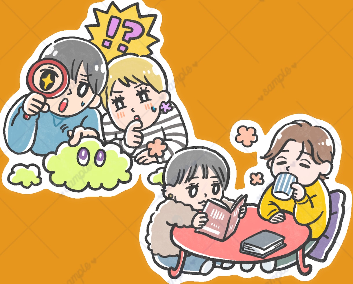 修正・小物無料★おっ！と目を惹く絵をお描きします かわいい！思わず2度見されるようなイラストはいかがですか？ イメージ12