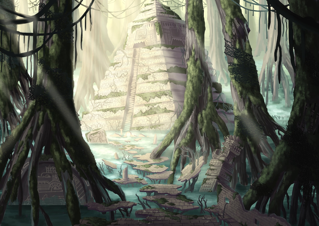 ファンタジーな背景イラストを描きます ゲームの背景やVtuberに背景を イメージ10
