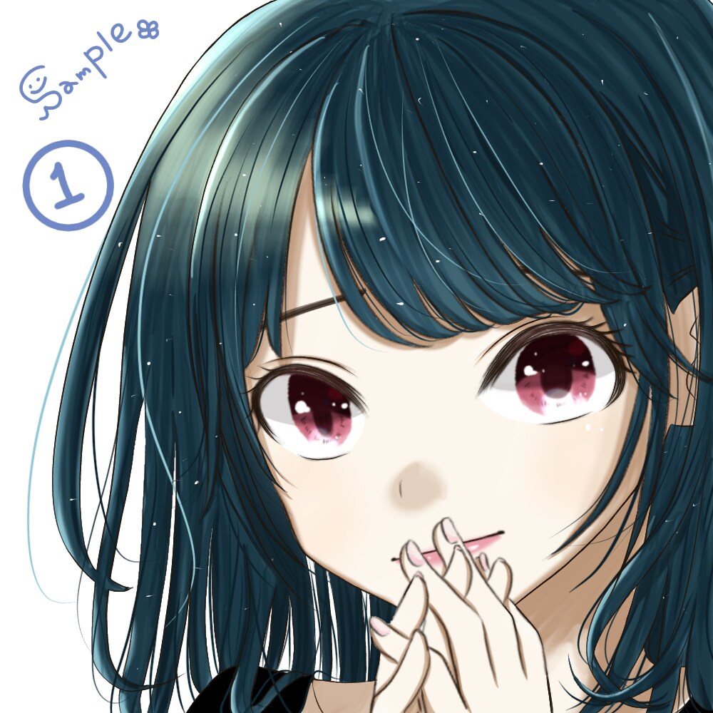 お好みの絵柄でイラスト、アイコン描きます sampleの中からお好みの絵柄を選んで下さい ！ イメージ1